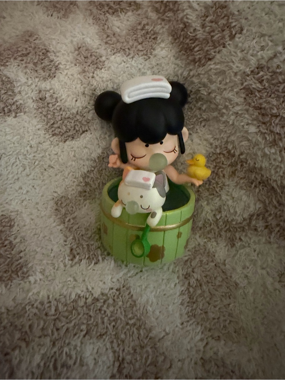 Nanci Golden Hairpin Bath Time Figure
